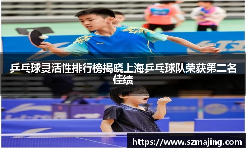 乒乓球灵活性排行榜揭晓上海乒乓球队荣获第二名佳绩